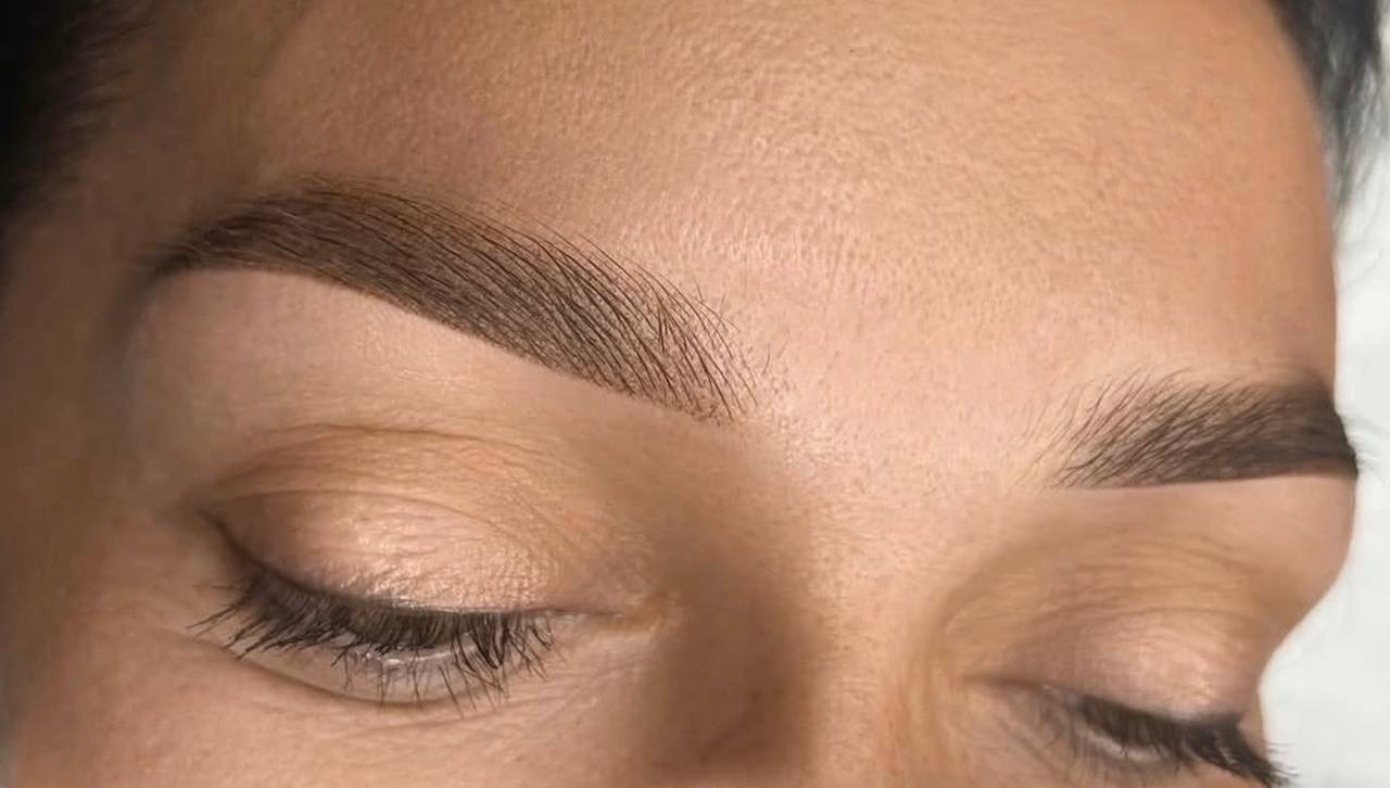 Permanent makeup work quality — after training 1